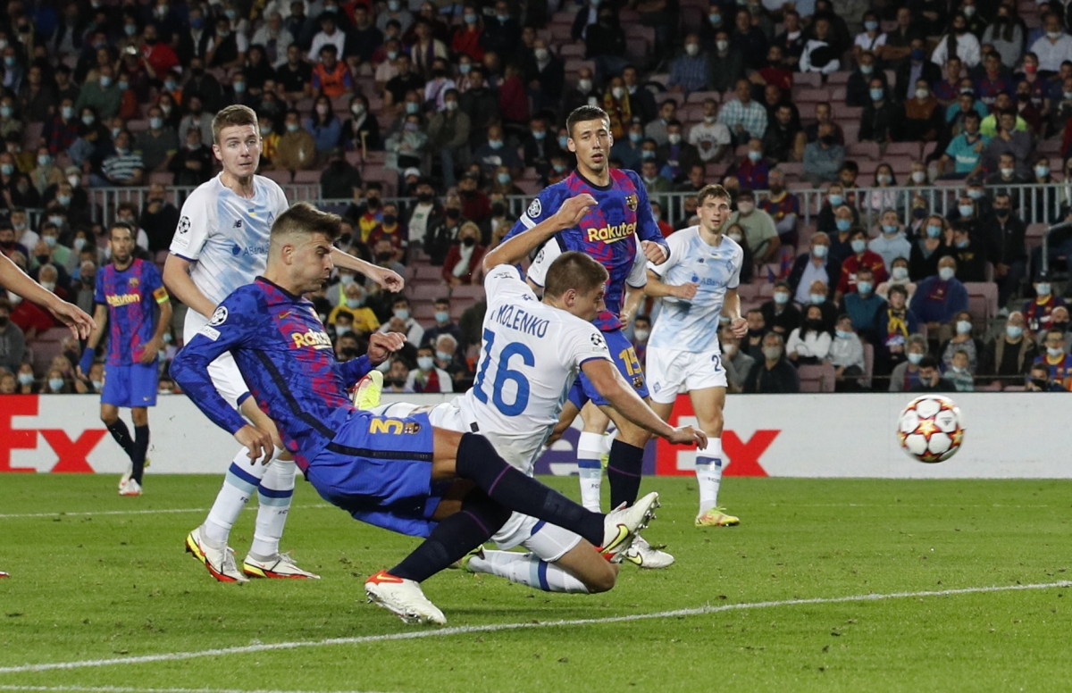 Barca giành chiến thắng trước Dynamo Kyiv 